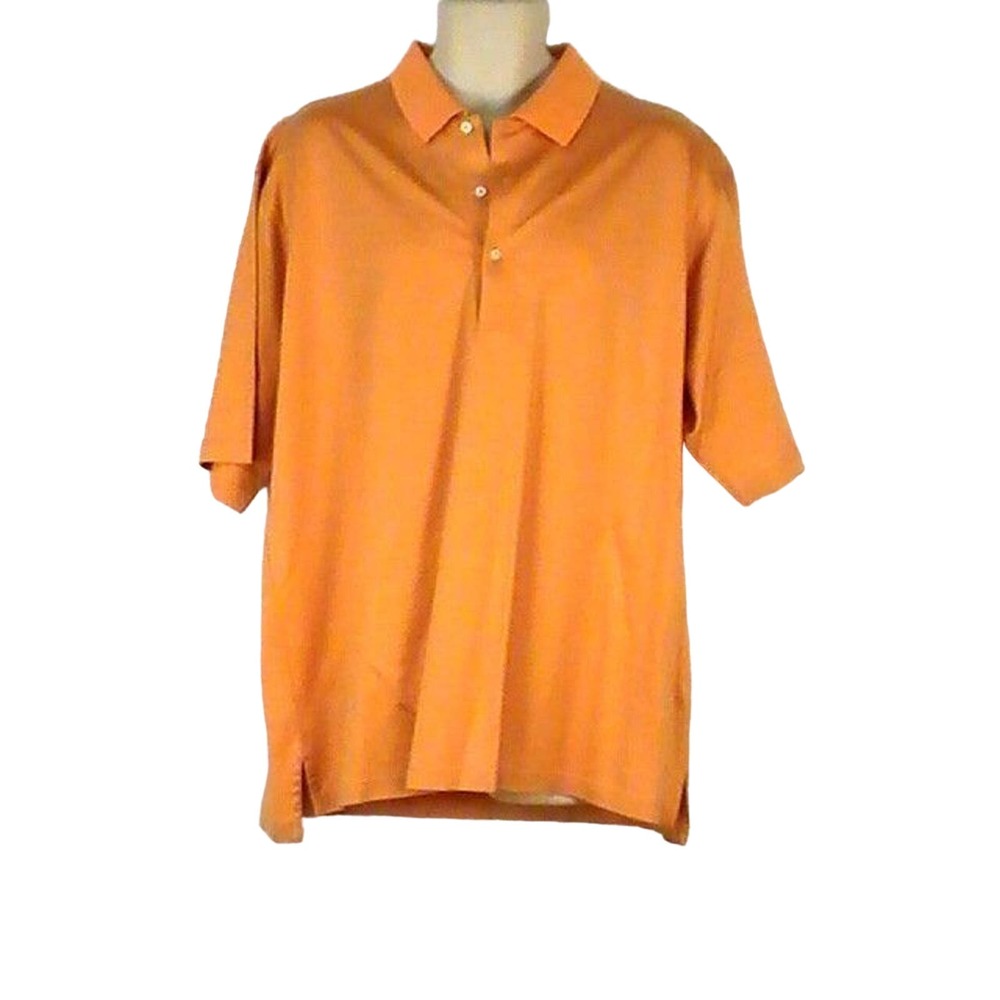 Fairway & Greene Men's Golf Polo SS Shirt‎ Orange XL